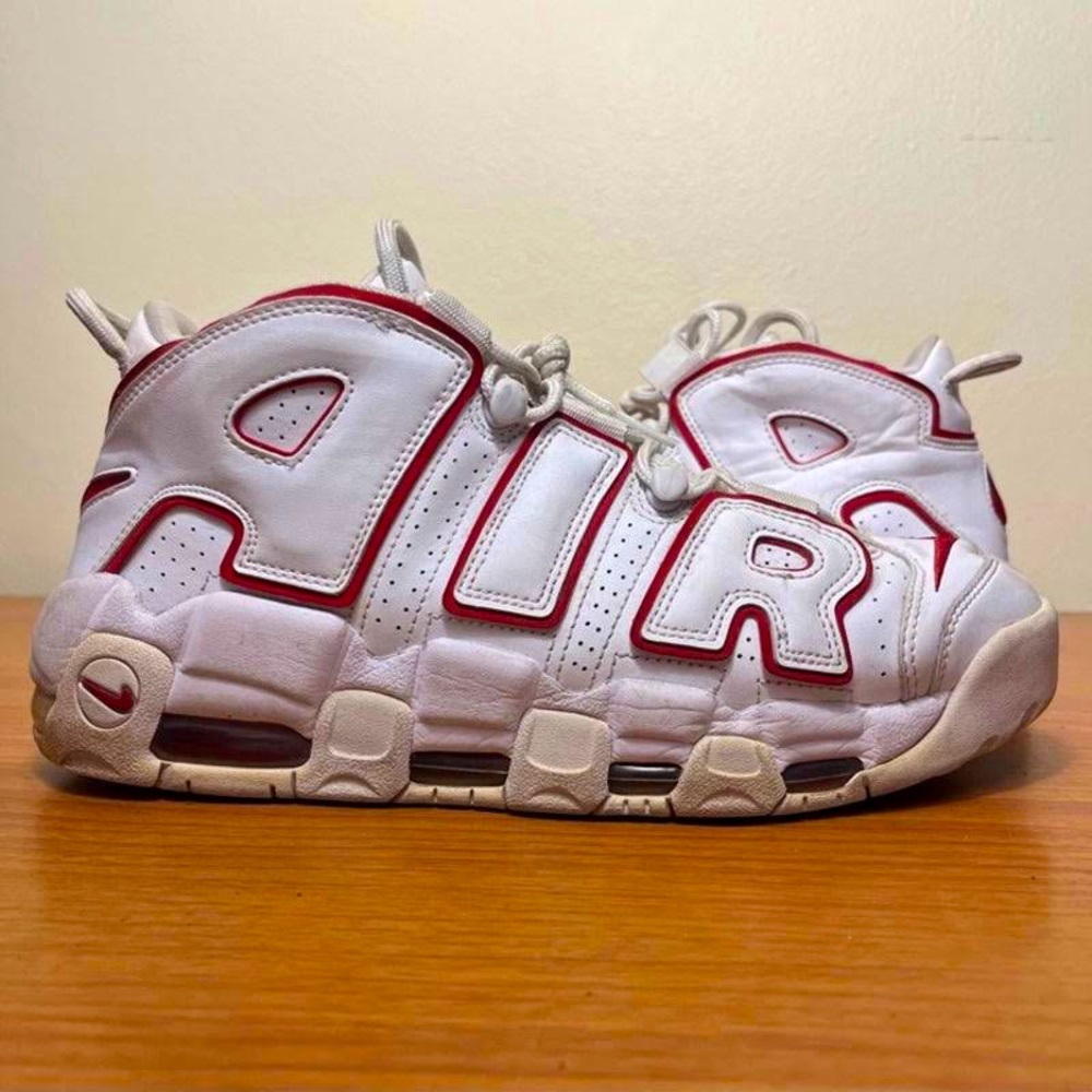 Nike Air More Uptempo White Varsity Red 2018
